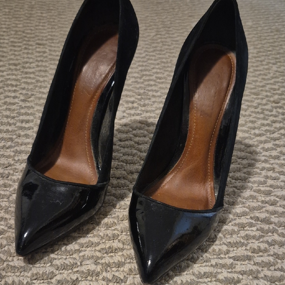 SCHUTZ Black Patent Leather Heels